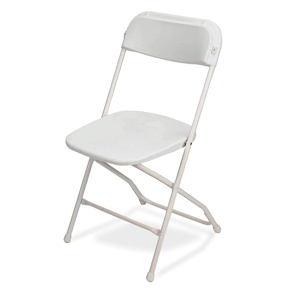 White Stackable Plastic Folding Chair 10-Pack P2744