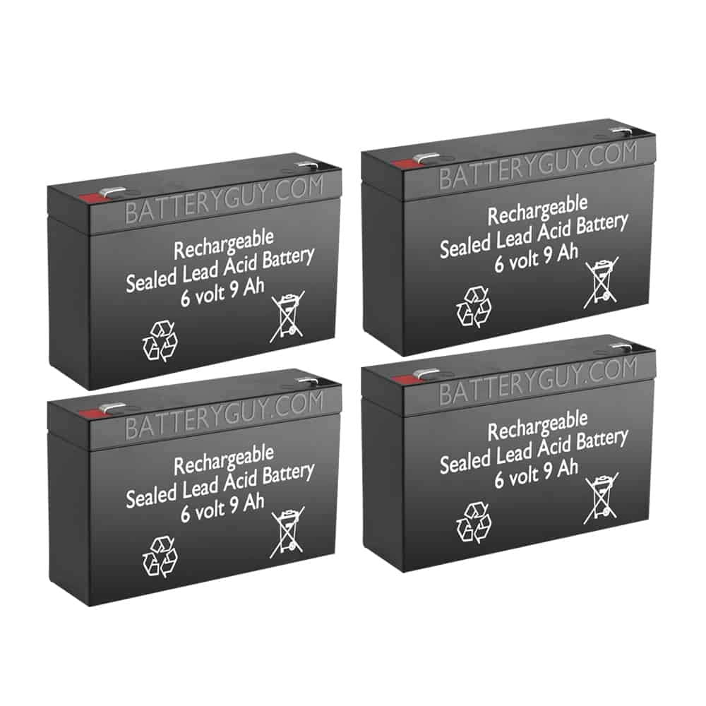 6V 9Ah UPS SLA Batteries Qty of 4 L40860