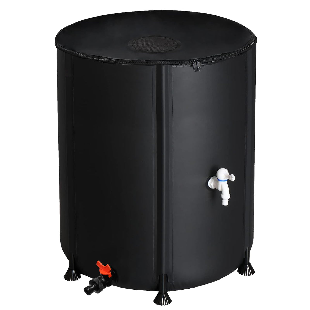 Collapsible 50 Gallon Rain Barrel with Spigot Y66622