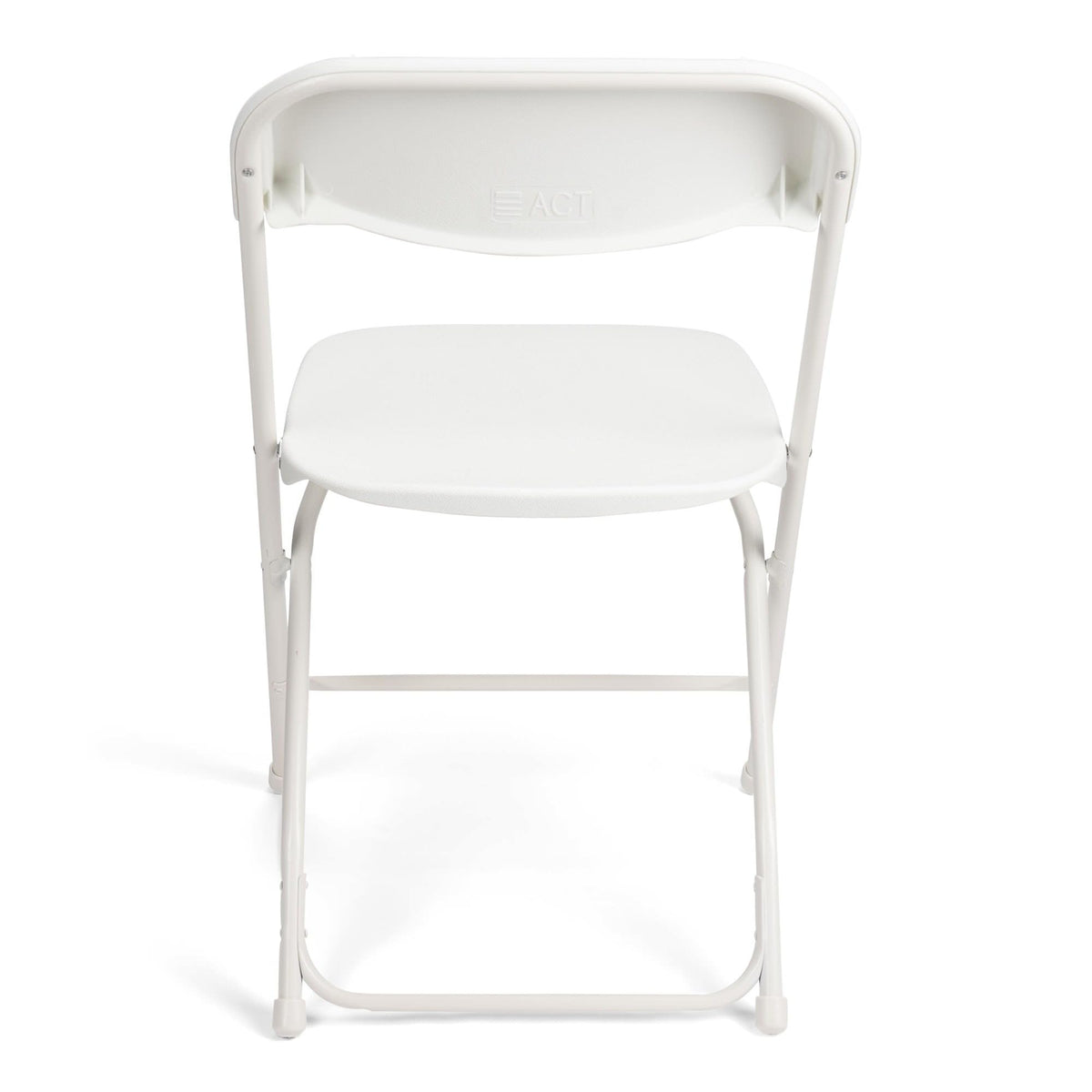White Stackable Plastic Folding Chair 10-Pack P2744