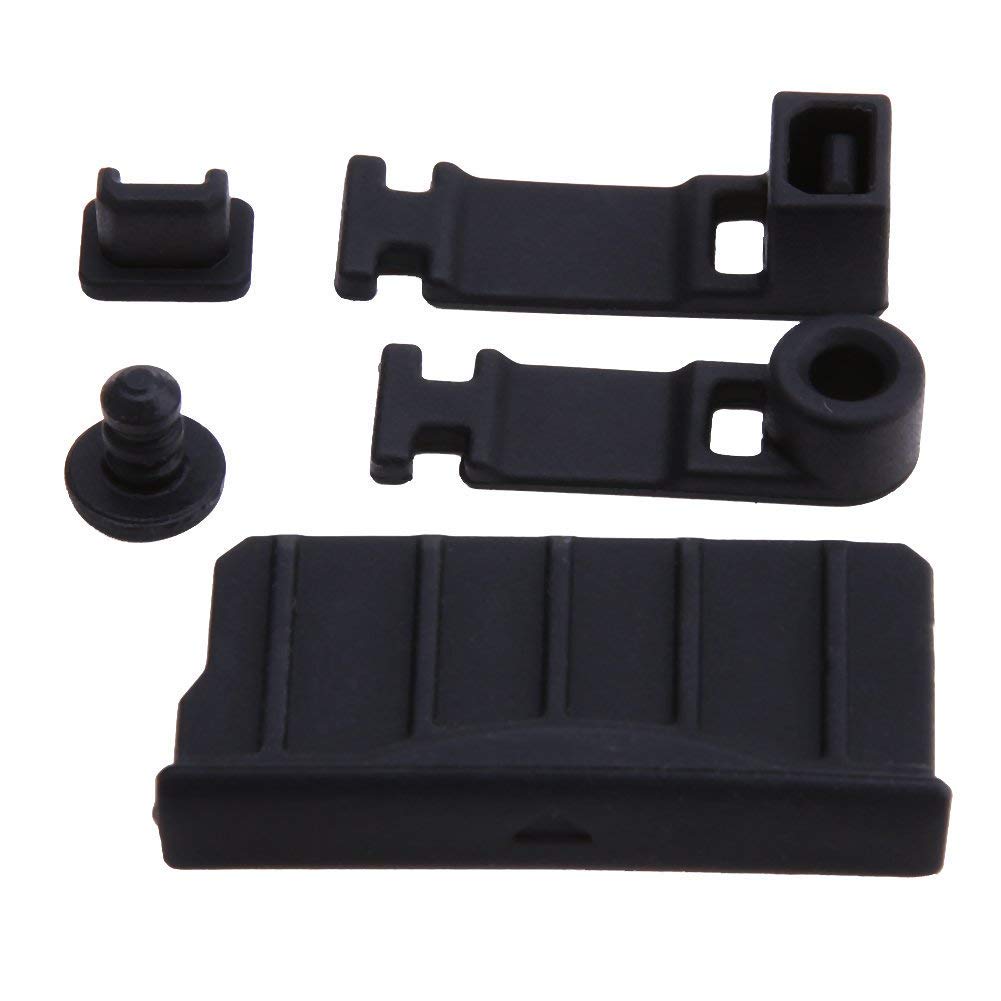Silicone Dust Plug Cover Earphone Charger Jack Stopper Black A227