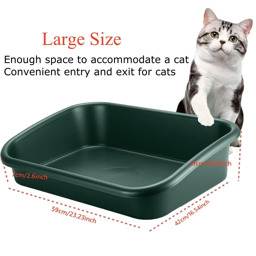 Extra Large High Sides Low Entry ABS Litter Box F42095