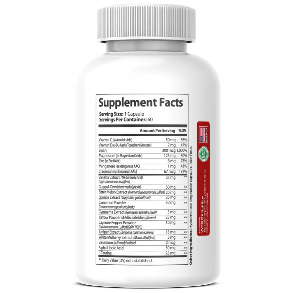 60 Capsules Blood Flow Support Supplement U7595
