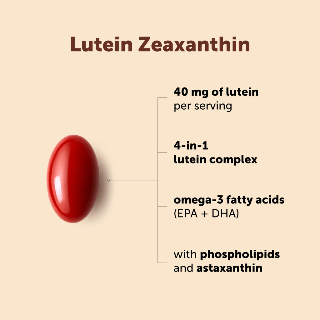 Lutein Zeaxanthin 40mg Omega-3 DHA EPA I735