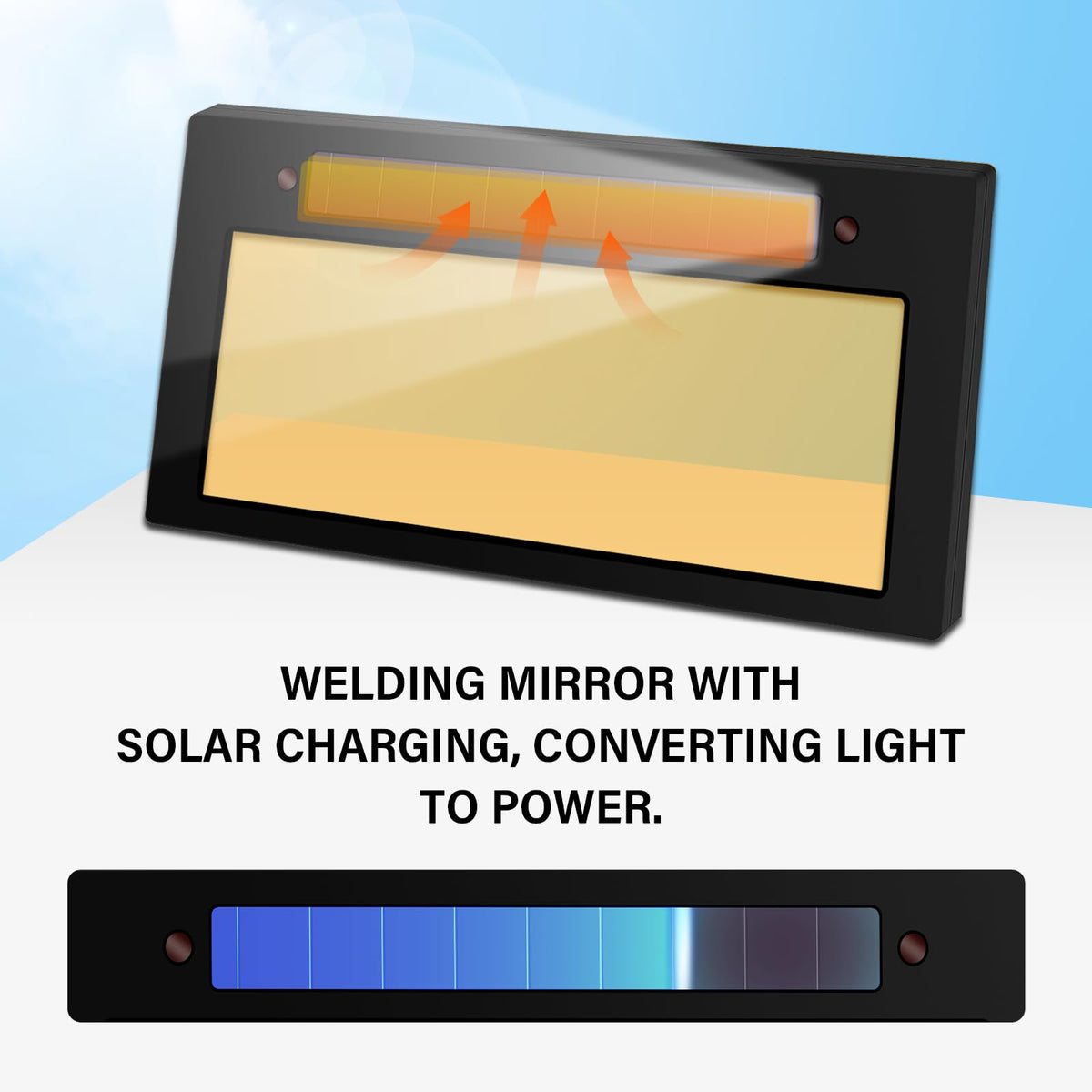 Adjustable Auto Darkening Welding Lens 2x4 1/4 P722