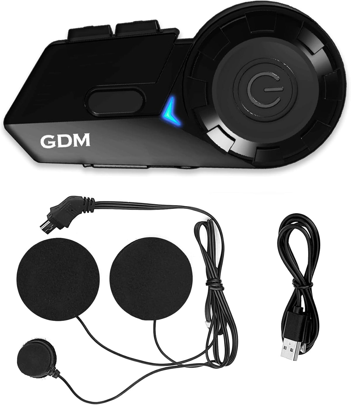 Bluetooth Full Face Motorcycle Helmet with 3 Visors T40136