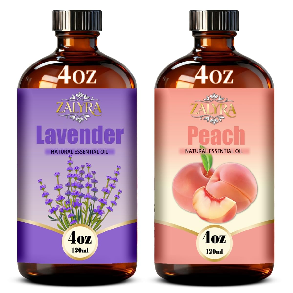 Lavender&Peach Essential Oil 4 Fl Oz+0.33 Fl Oz B1334