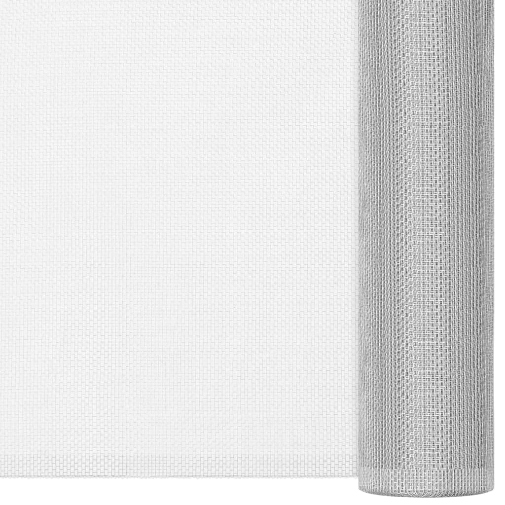 Aluminum Mesh Roll 44.1" x 393.7" Silver Y335080