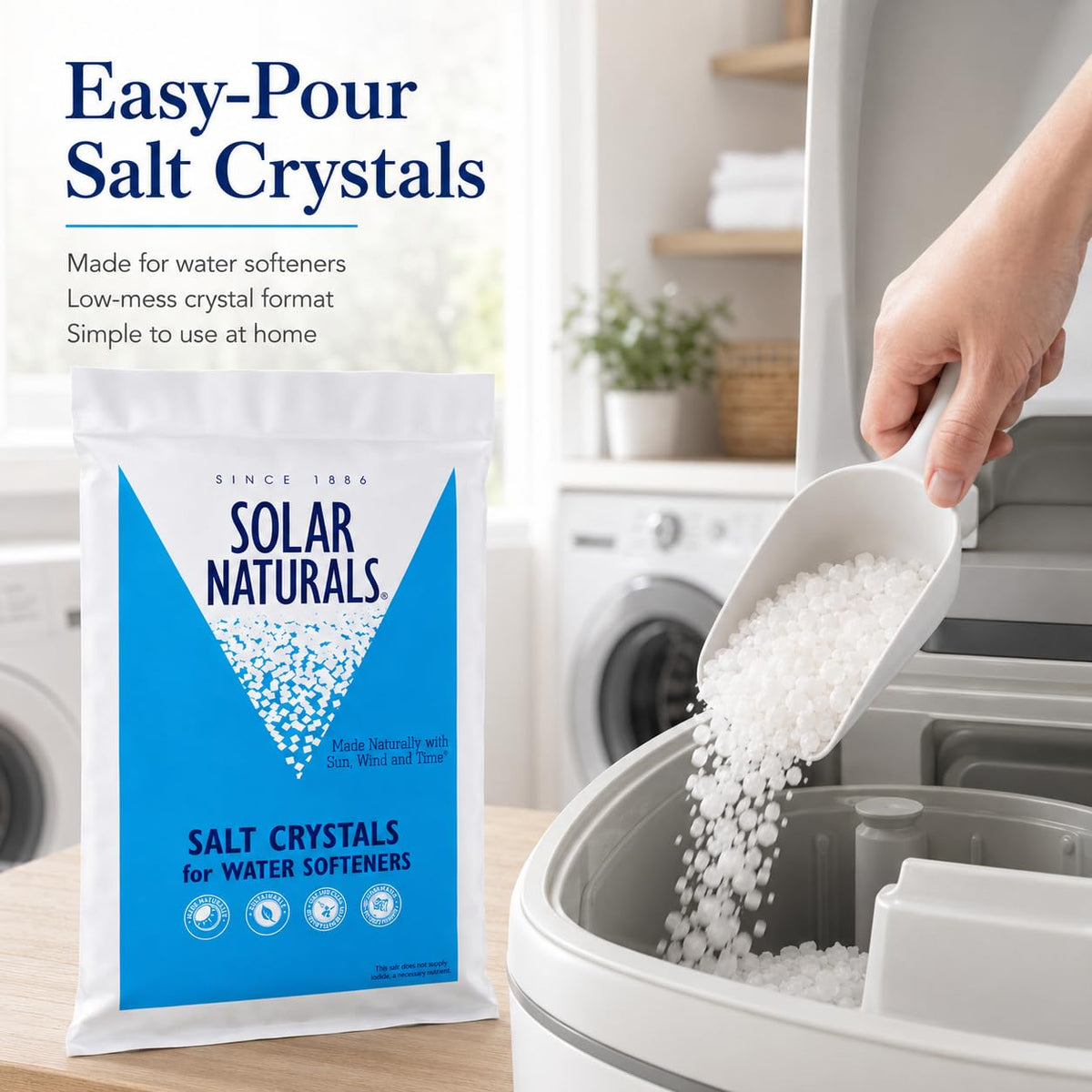 Natural Salt Crystals 40lb 4-Pack K3008