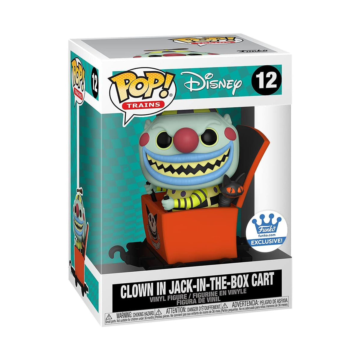Clown in Jack in The Box Cart Z142