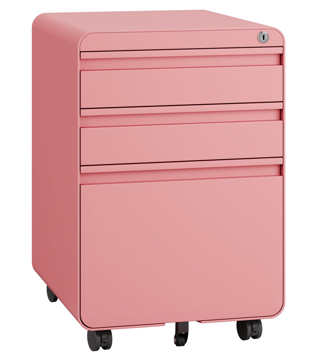 3 Drawer Metal Rolling File Cabinet O41366