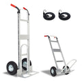 Aluminum Hand Truck Dolly Cart with 10" Pneumatic Tire, 600 LBS Capacity T182