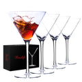 Martini Glasses Set of 4 Hand Blown 9.5oz C940489