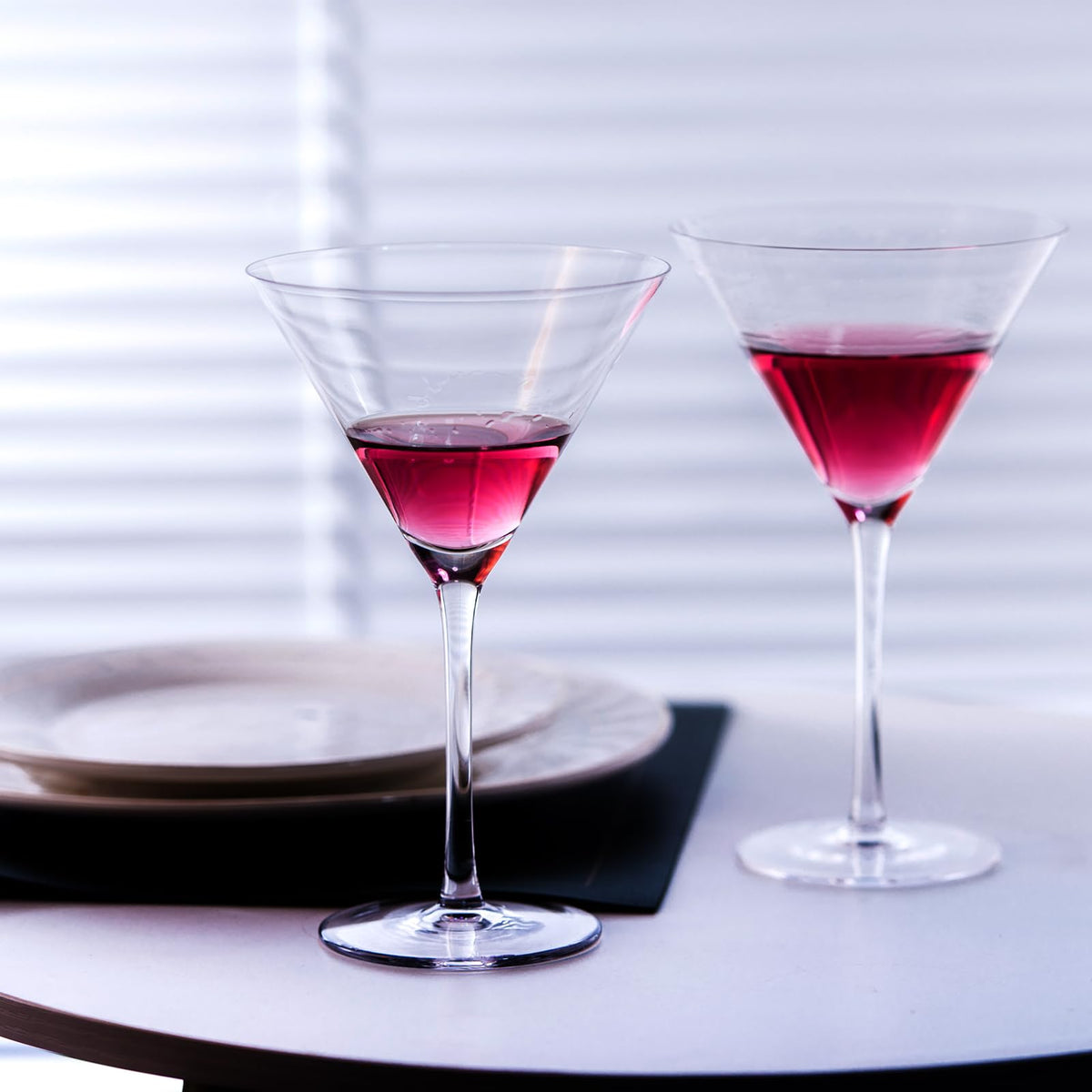 Martini Glasses Set of 4 Hand Blown 9.5oz C940489