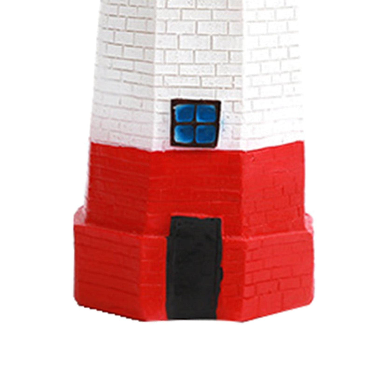 Solar Powered LED Rotating Lighthouse Light F4580