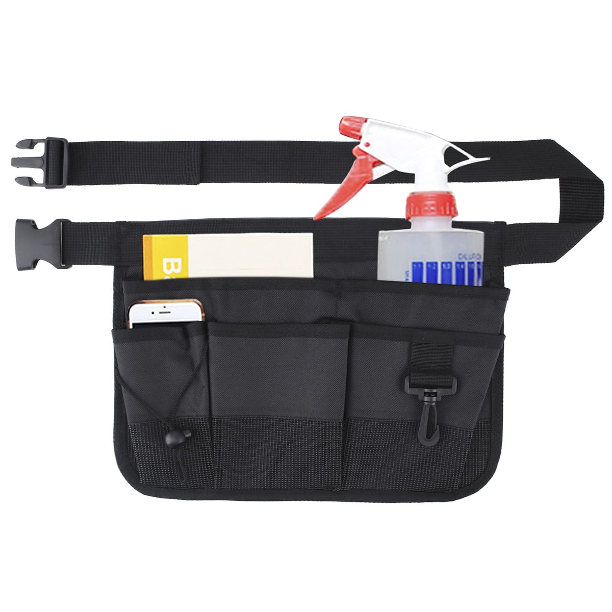 Heavy Duty Oxford Gardening Tool Waist Bag with 7 Pockets K91407