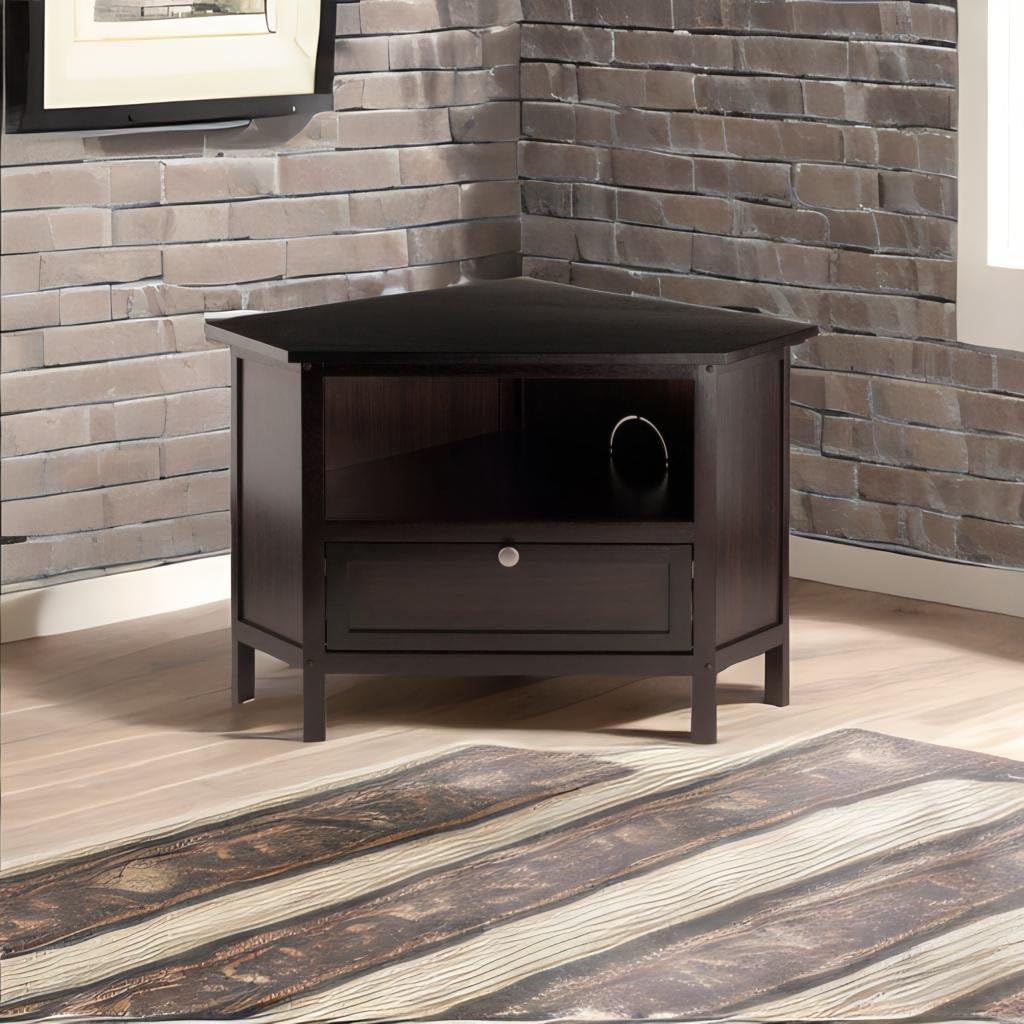 Espresso Corner TV Stand E3104