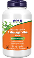 Ashwagandha Extract 450 mg Vegan 240 Veg Capsules K99489