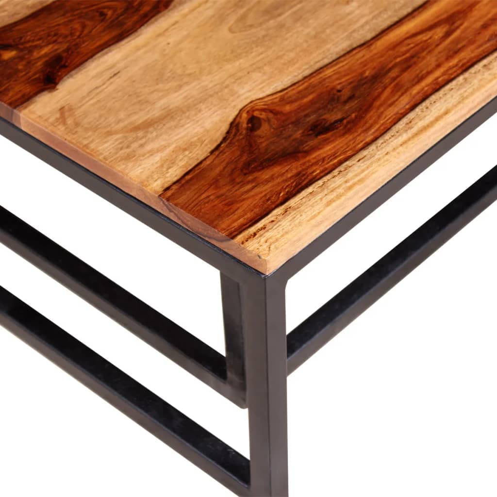 Two Piece Nesting Coffee Table Solid Sheesham Wood Y2232
