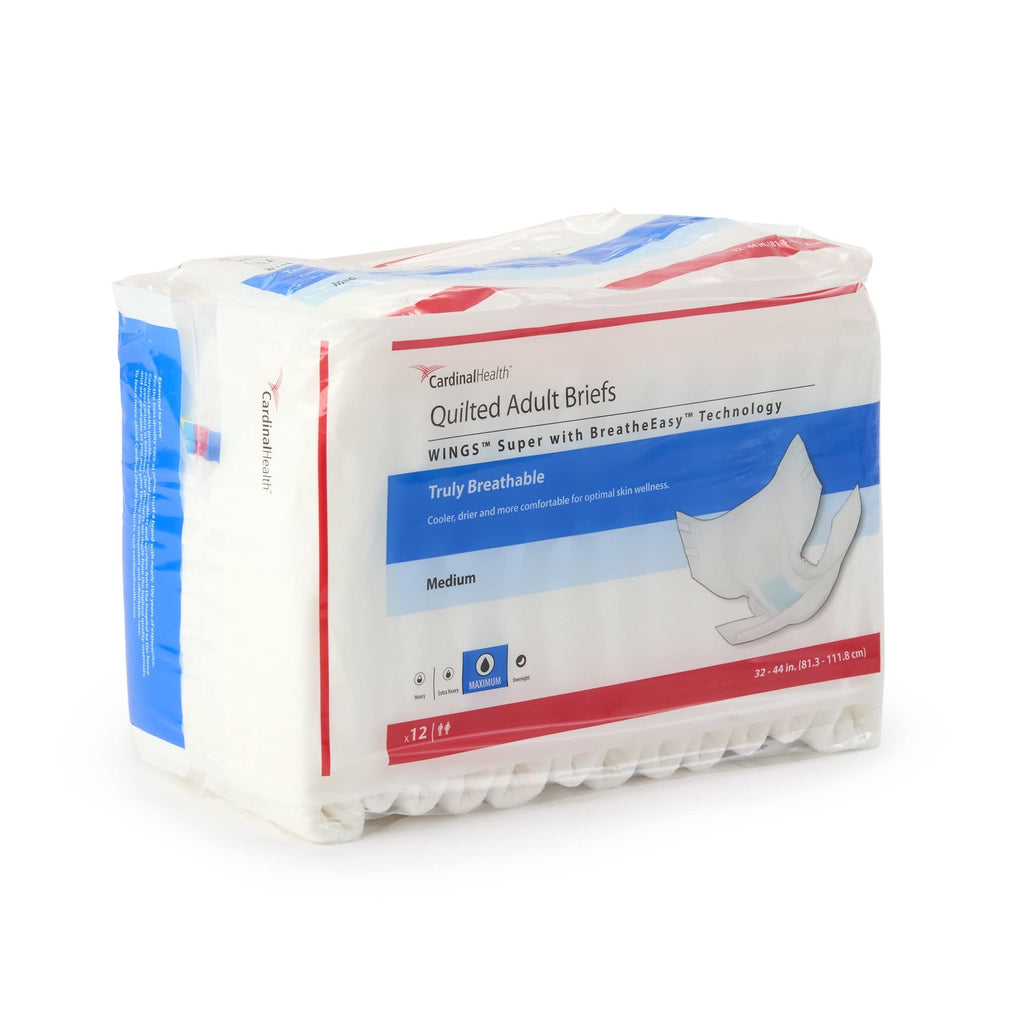 Adult Incontinence Brief M Heavy Absorbency Quilted 12 Ct Y57478