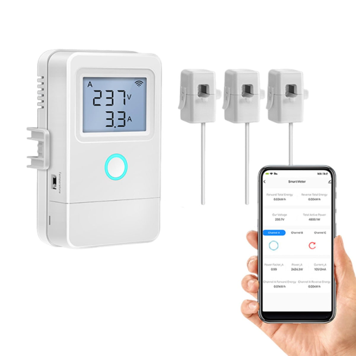 Smart Energy Monitor with 16A Circuit Breaker W39675