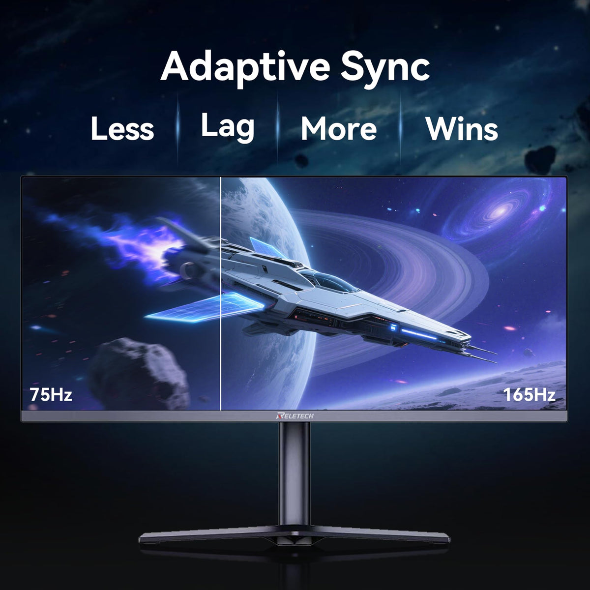 34 Inch Curved Ultrawide Gaming Monitor 21:9 WQHD 165Hz D57723