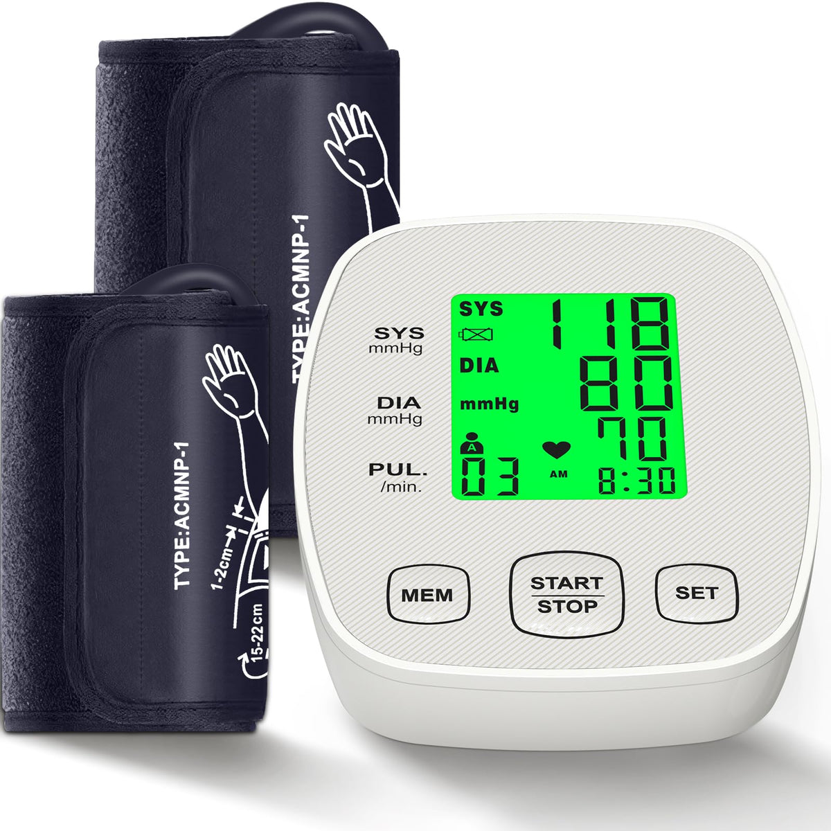 Arm Blood Pressure Monitor with 2 Cuffs X75300