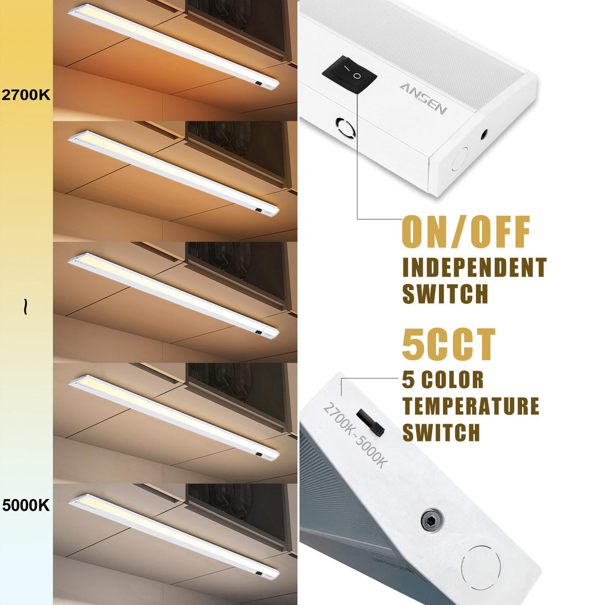 24in 18W LED Under Cabinet Lighting B3278