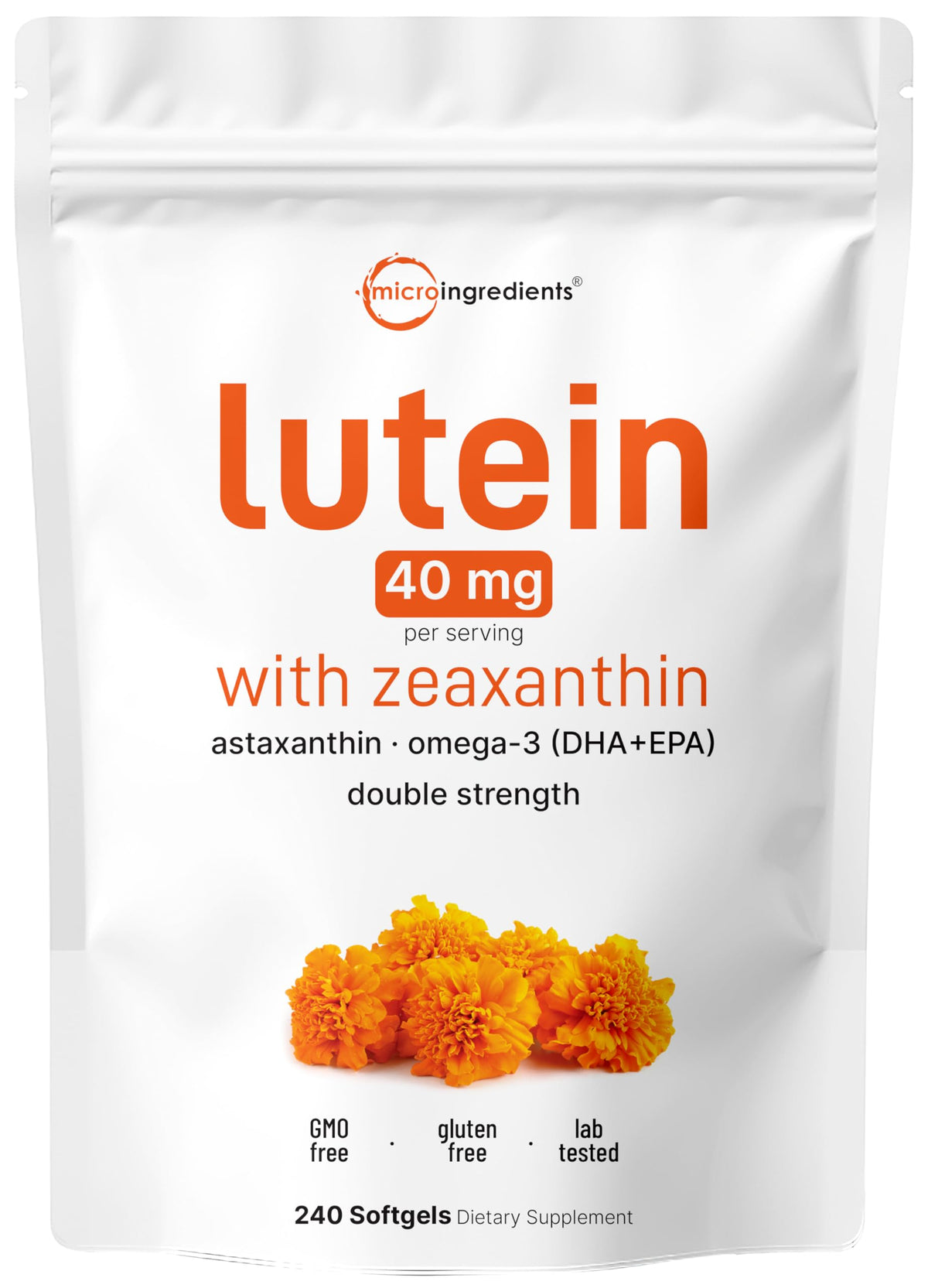 Lutein Zeaxanthin 40mg Omega-3 DHA EPA I735