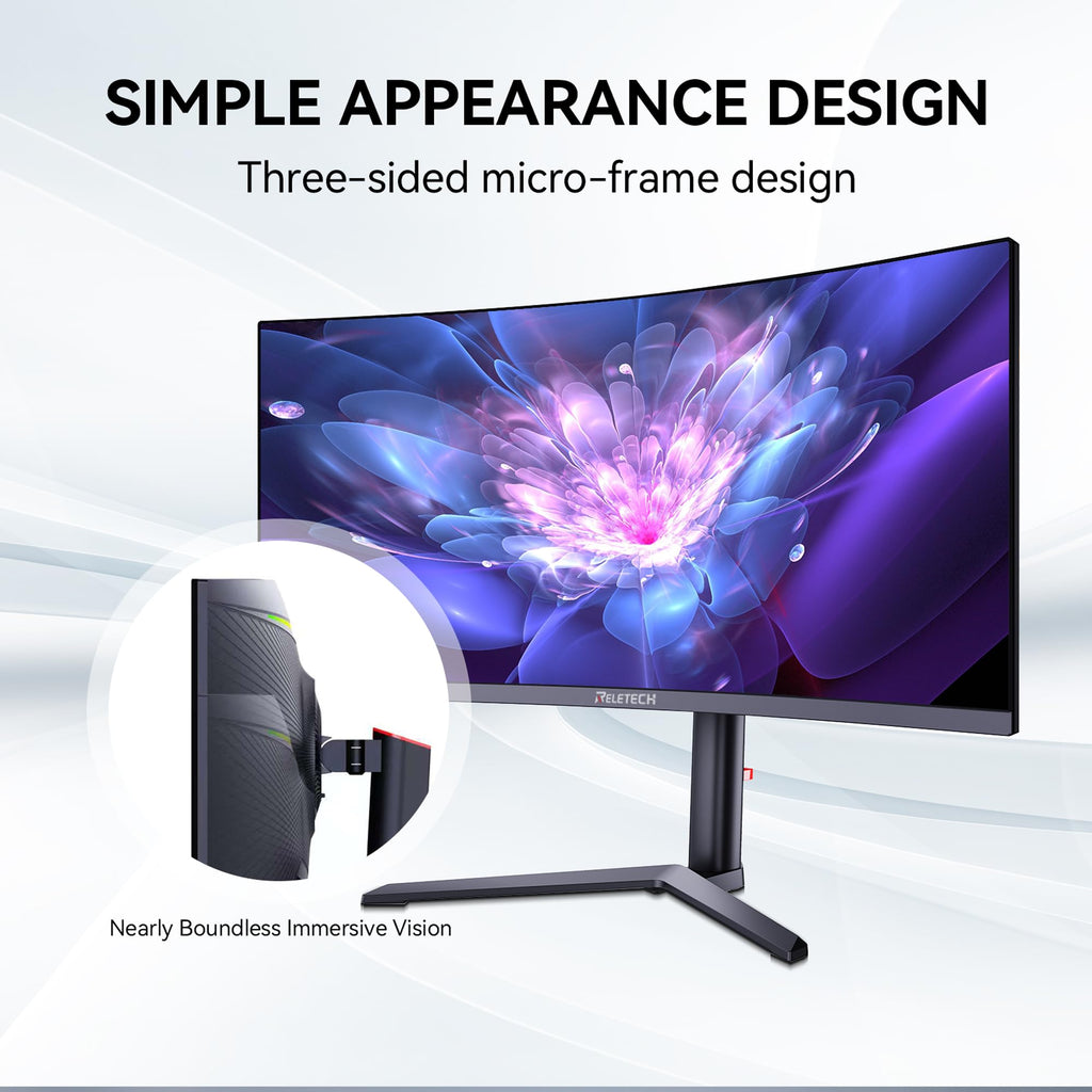 34 Inch Curved Ultrawide Gaming Monitor 21:9 WQHD 165Hz D57723