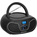 Portable CD Player Boombox with Bluetooth, FM Radio, USB Playback & AUX Input K5006