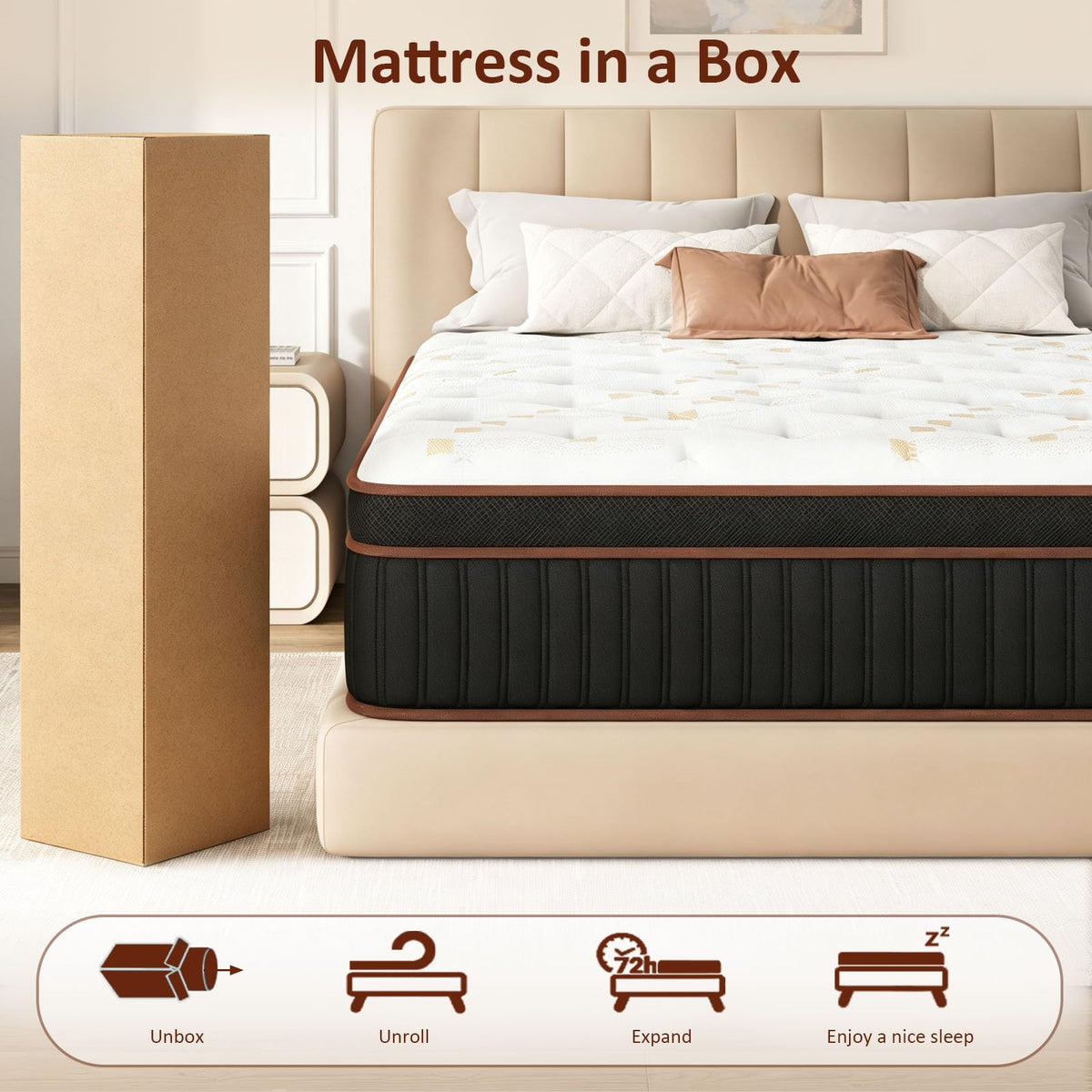 Full Size 10 Inch Hybrid Mattress C473