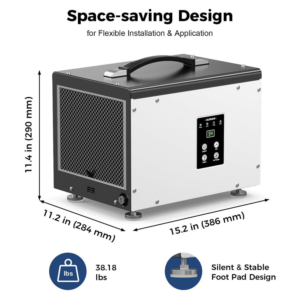 70 Pints Crawlspace Dehumidifier with Pump U19627