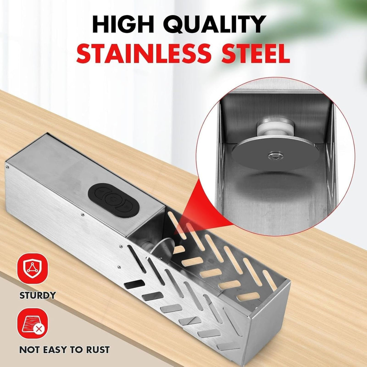 Heavy Duty Stainless Steel Electric Can Crusher Y60343