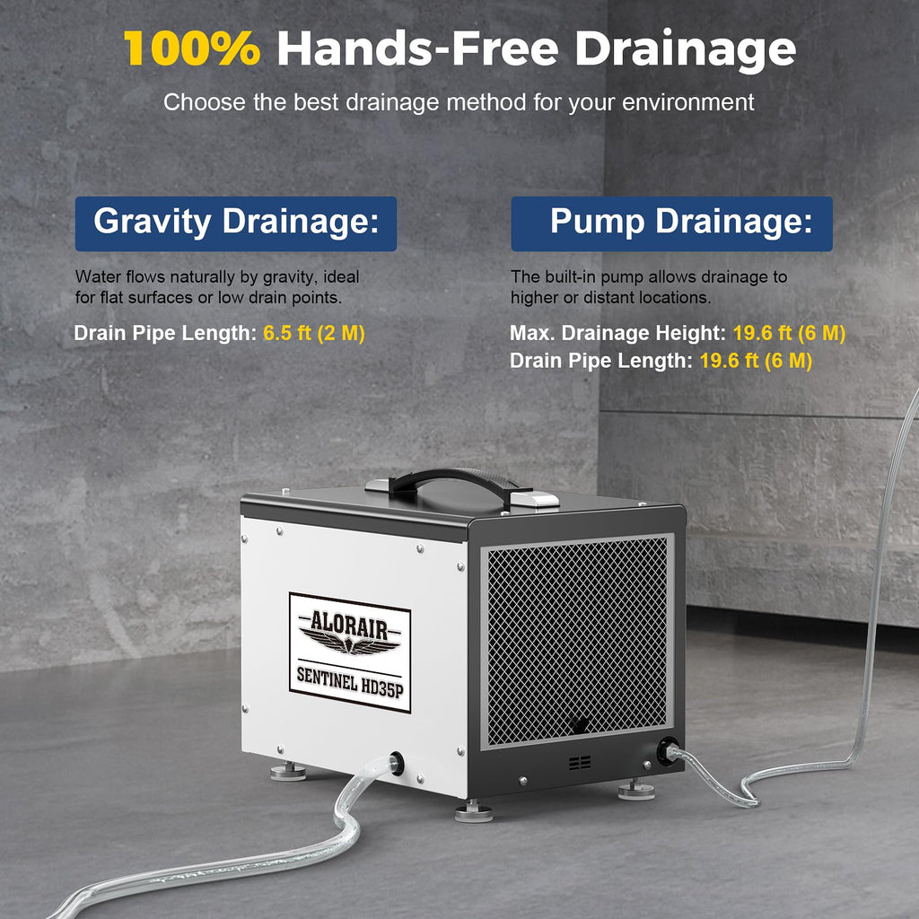 70 Pints Crawlspace Dehumidifier with Pump U19627