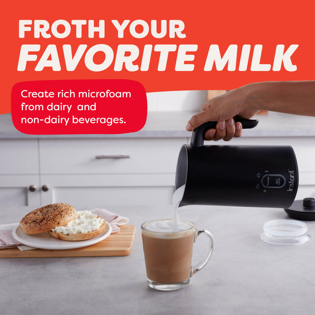 4-in-1 Milk Frother, 10 oz, Black Z6142
