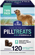 Chicken Flavor Soft Chews Dog Supplements 120 Count Z55374