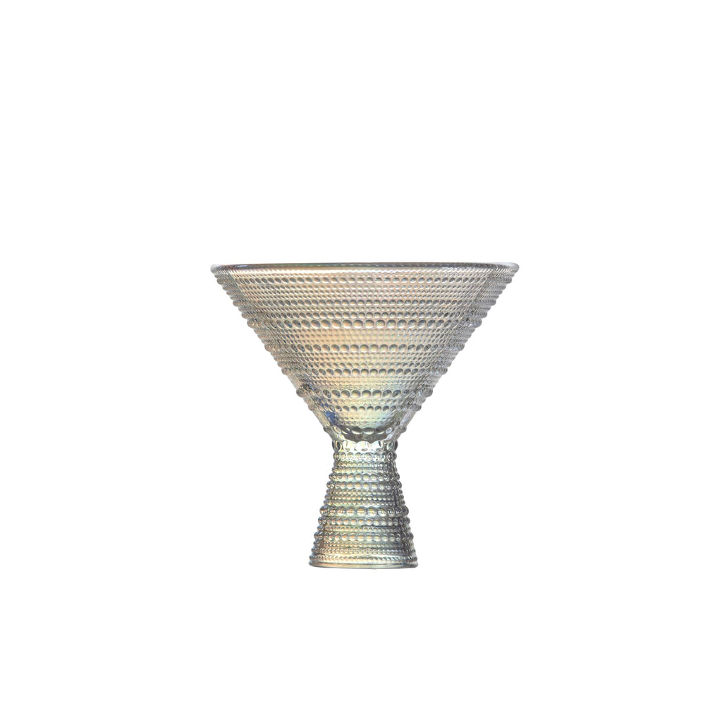 11.5 Ounce Iridescent Glass Martini Set of 4 H12896