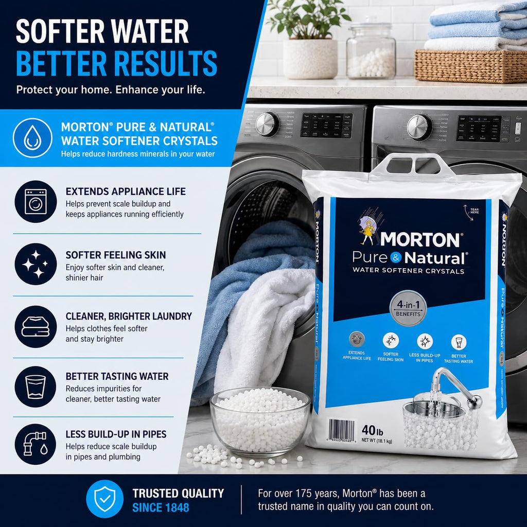 Pure and Natural Water Softener Crystals 40lbs B8738