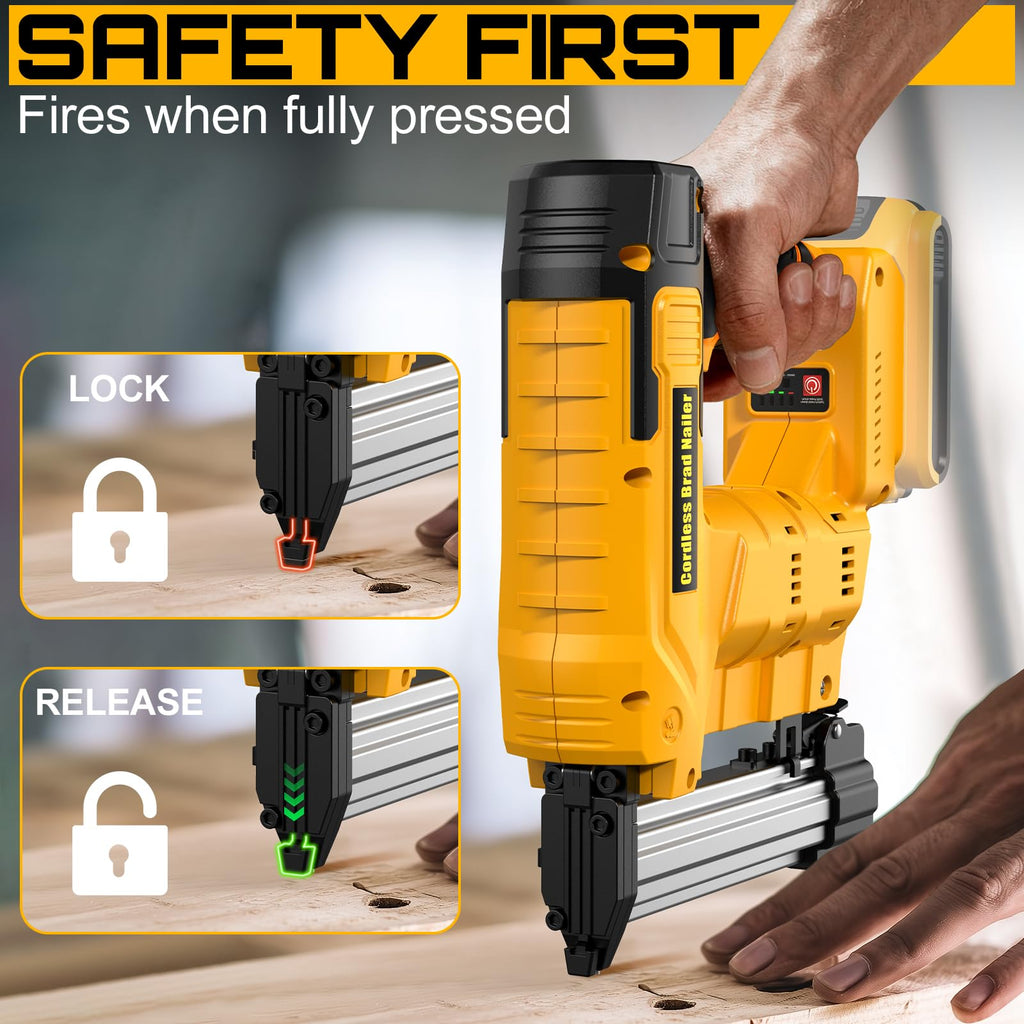 2-in-1 Cordless Brad Nailer & Staple Gun F62060