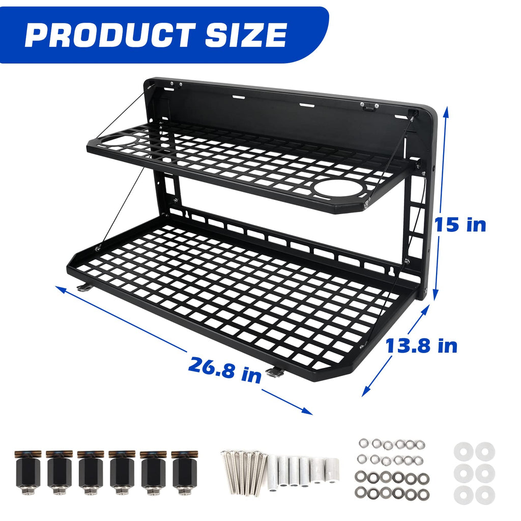 Foldable Aluminum Alloy Tailgate Table T8222