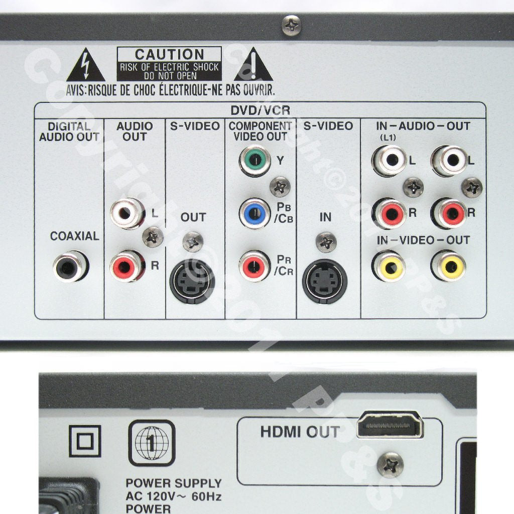 DVD Recorder/VCR Combo, HDMI 1080p Up-Conversion M630