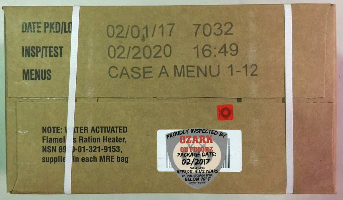 24 Meals Military Surplus Meal Ready to Eat Y3421