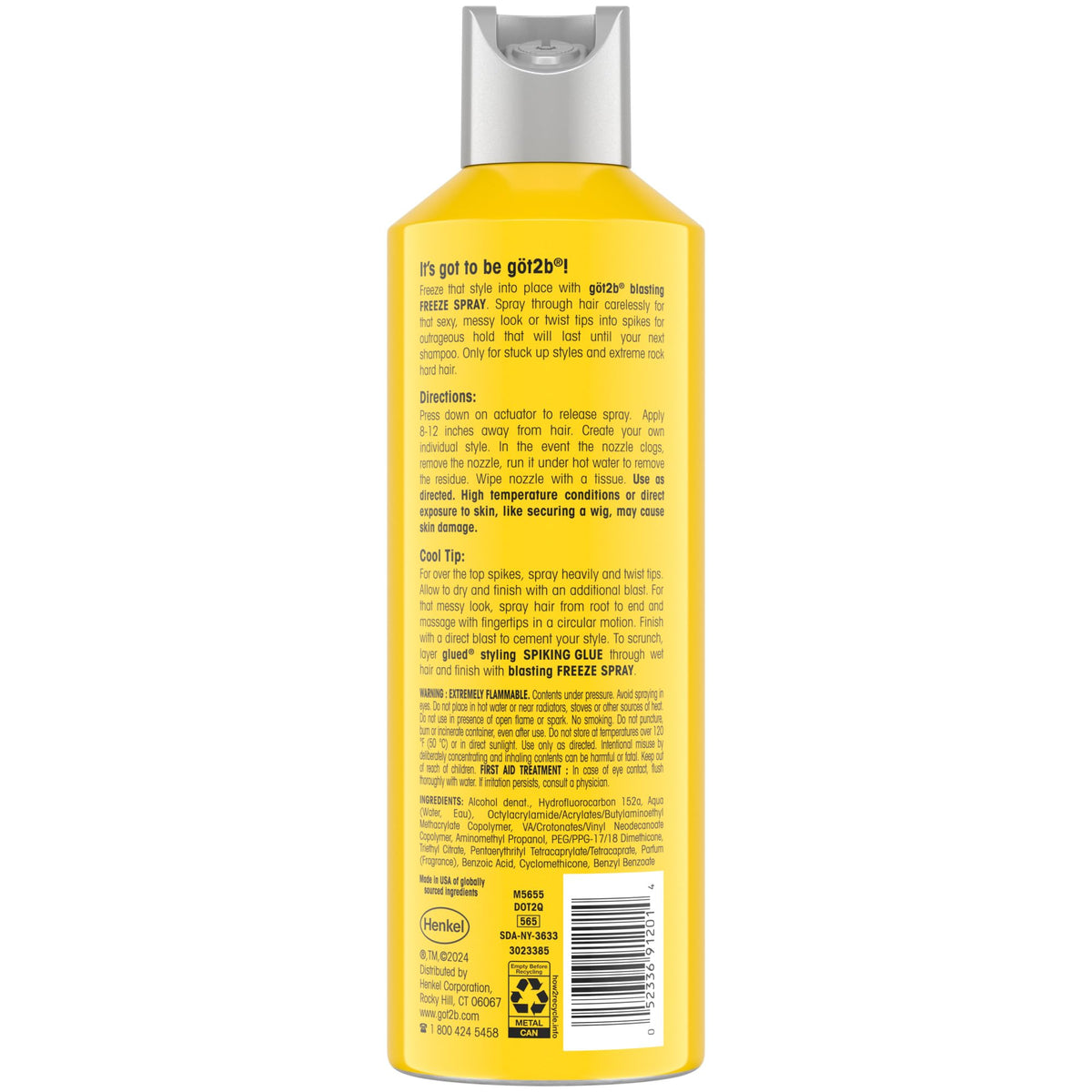 Extra Strong Hold Hair Spray, 12 Fl Oz, Pack of 6 A436