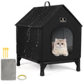 Outdoor Insulated Cat House with Removable Mat A51480