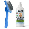 Dog Cologne & Perfume and Large Slicker Brush Bundle F301341