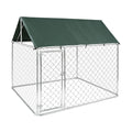 Heavy Duty Outdoor Dog Kennel Galvanized Steel Enclosure P15947