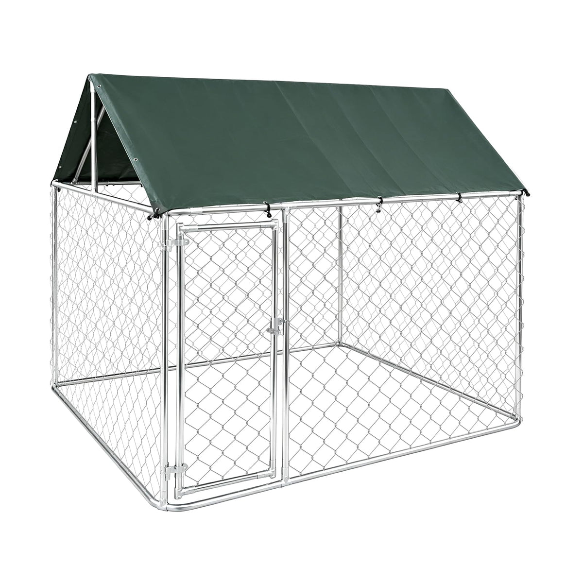 Heavy Duty Outdoor Dog Kennel Galvanized Steel Enclosure P15947