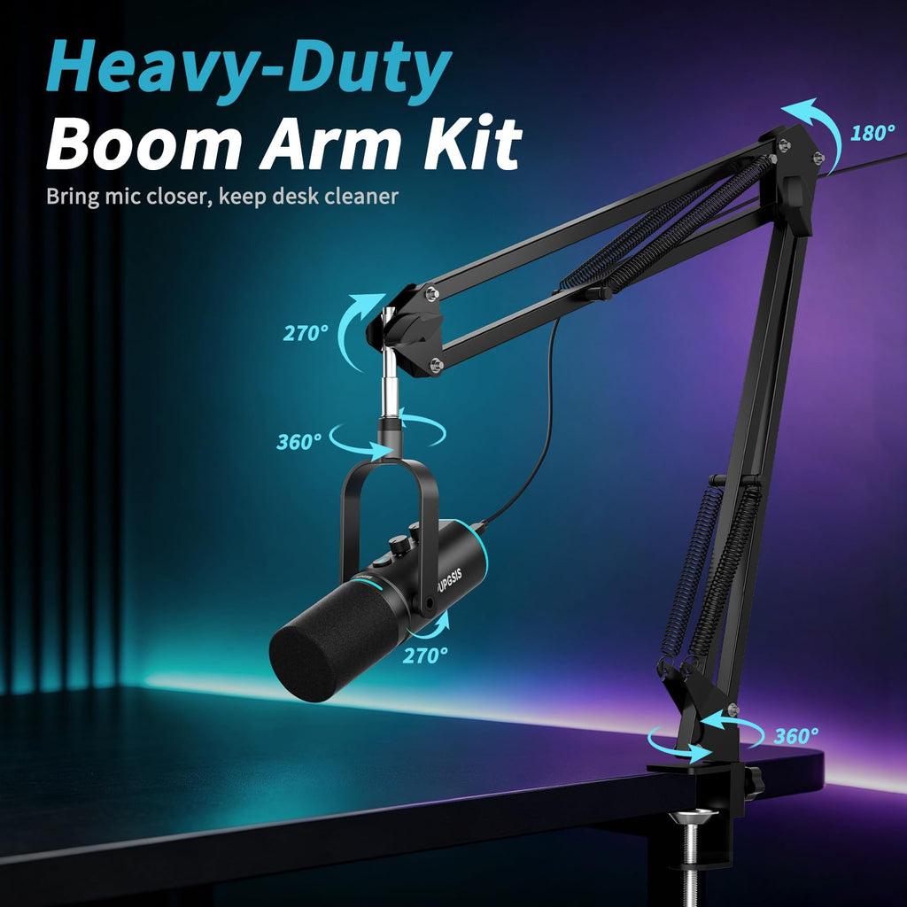 XLR/USB Dynamic Podcast Microphone K2168