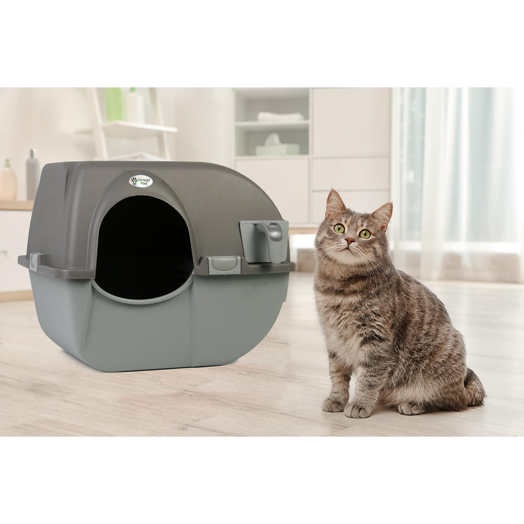 Self Cleaning Litter Box Regular Size Grey Z3992